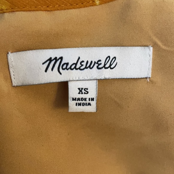 Madewell Ruffle Shoulder Botanical Floral Peplum - Picture 8 of 13